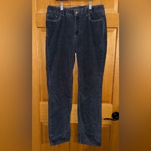 LL Bean Women’s Size 8 Grey Corduroy Pants